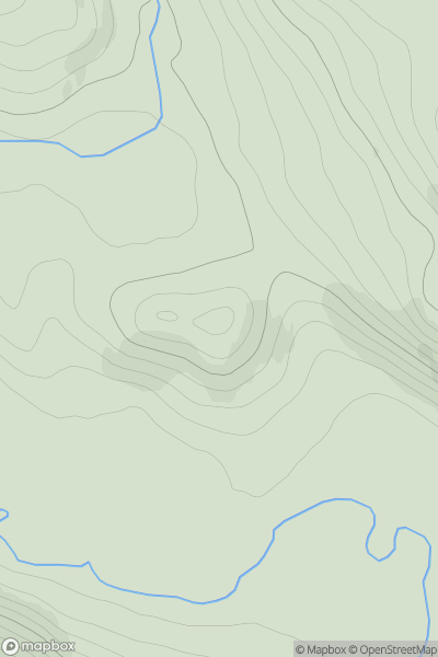 Thumbnail image for Cnoc an Fhithich [Altnaharra to Dornoch] showing contour plot for surrounding peak